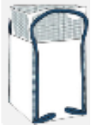 Storsekk med fylleskjørt, flat bunn - liten størrelse 50x50x85 cm SWL: 500 kg. Antall per pall: 490