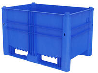  Ecoline är en lättare modell av plastbehållare Swedebox 800 och finns  tre olika höjder och hanterar lättre material.