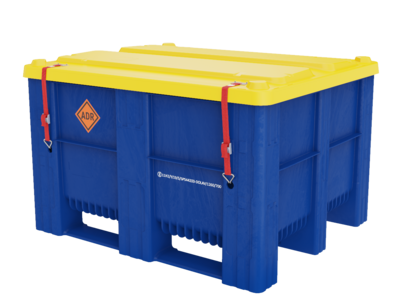 UN-sertifiserte plastcontainere er den perfekte løsningen for sikker håndtering av farlig gods og farlige materialer. Dolav UN-modeller kan leveres i forskjellige størrelser avhengig av kundens behov og krav.