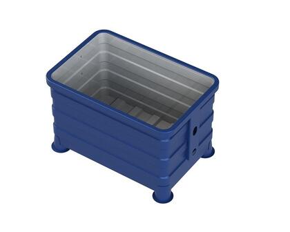 Kemikaliebeständig färg - ett tillval för Storbox / Berglöfslådan som är en robust industricontainer som tar hand om tungt industriavfall med en bättre logistik.