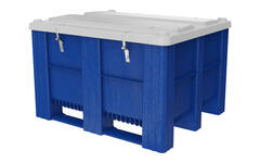 Dolav 1000 ACE UN er en plastcontainer som er egnet for innsamling og transport av maling eller fargerelaterte materialer, aerosoler, etc.