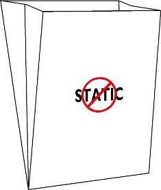 PE-sekk med åpen topp og sveiset bunn - Antistatisk (Bildet eies av Accon)