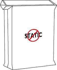 PE-sekk med utenpåliggende ventil - Antistatisk (Bildet eies av Accon)